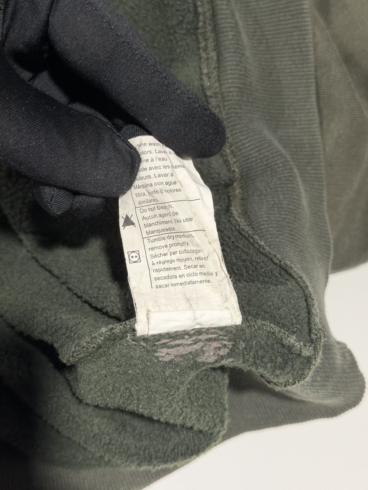 Carhartt 1990s Vintage Carhartt Faded Grunge Army Green Hoodie XXL Size US XXL / EU 58 / 5 - 13 Thumbnail