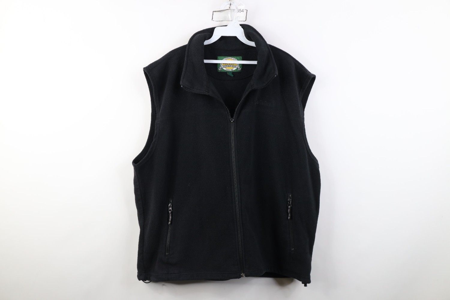 Cabelas Vintage Cabelas Spell Out Full Zip Fleece Vest Jacket Black Size US XXL / EU 58 / 5 - 1 Thumbnail