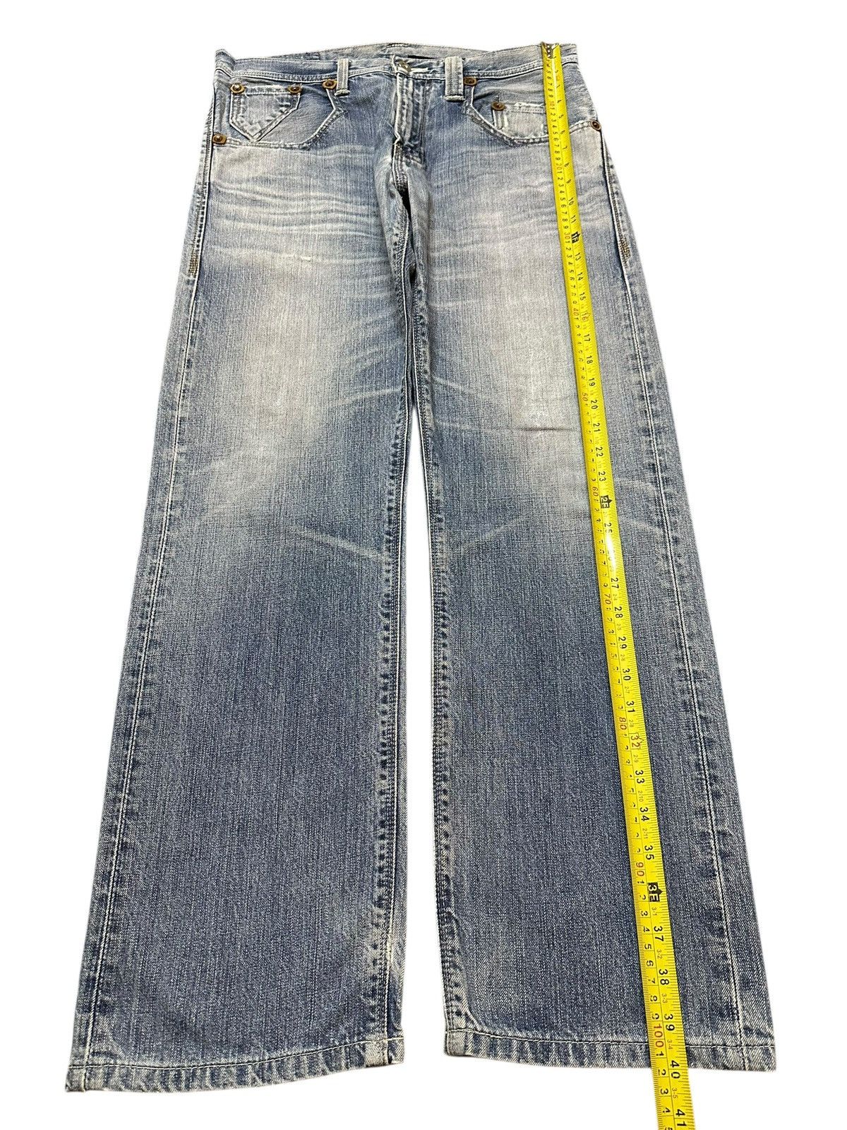Levi's Vintage 90s Levis 502 Faded Wash Style Loose Jeans Size US 32 / EU 48 - 13 Thumbnail