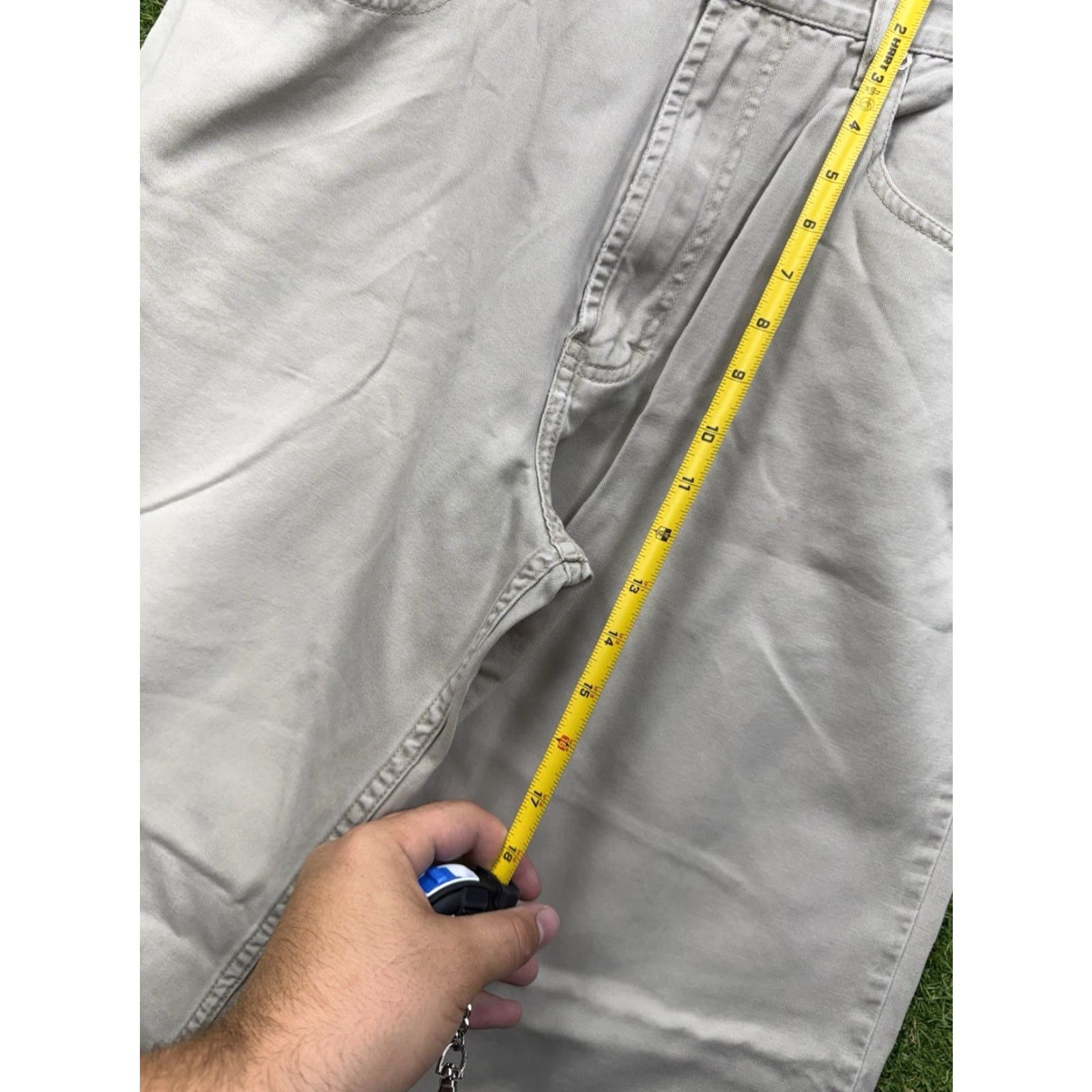 Tommy Hilfiger VINTAGE Tommy Hilfiger Pants Men 34x32 Chino Corduroy Straight Beige Classic Preppy Size US 34 / EU 50 - 6 Thumbnail