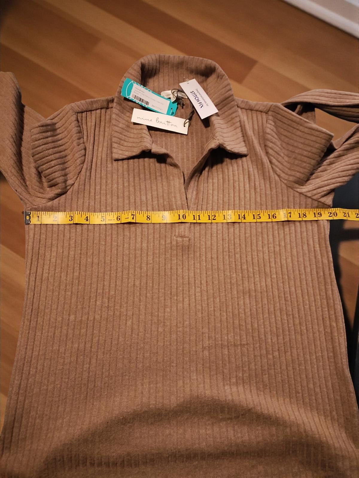 Other Jazmine Long Sleeve Johnny Collar Knit Top - Size Large Size L / US 10 / IT 46 - 6 Thumbnail