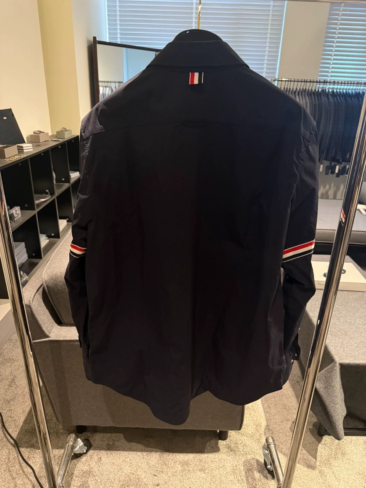 Thom Browne Thom Browne Double Sleeve Badge Jacket Navy Size3 Size US L / EU 52-54 / 3 - 2 Thumbnail