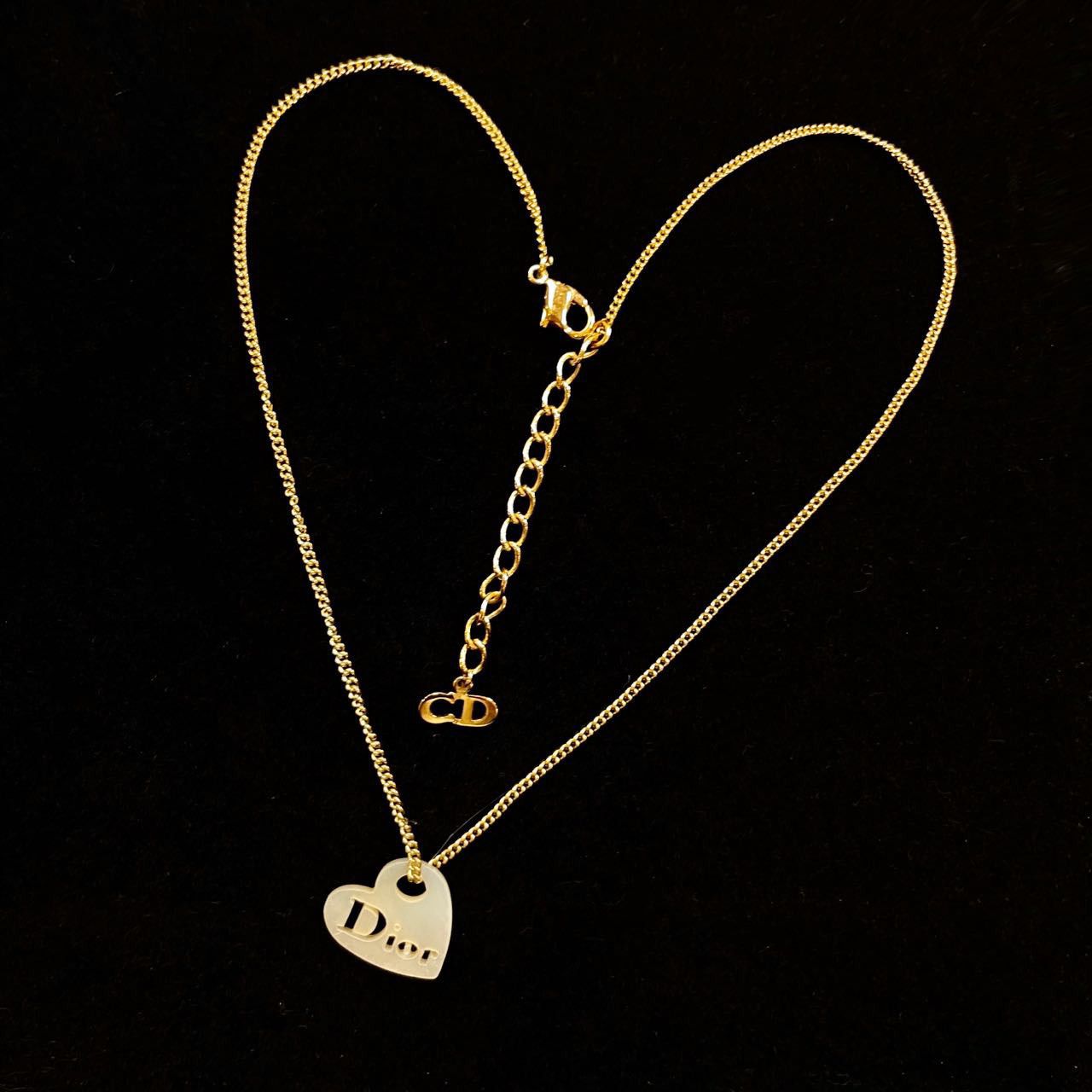 Dior Christian Dior Logo Necklace Size ONE SIZE - 1 Thumbnail
