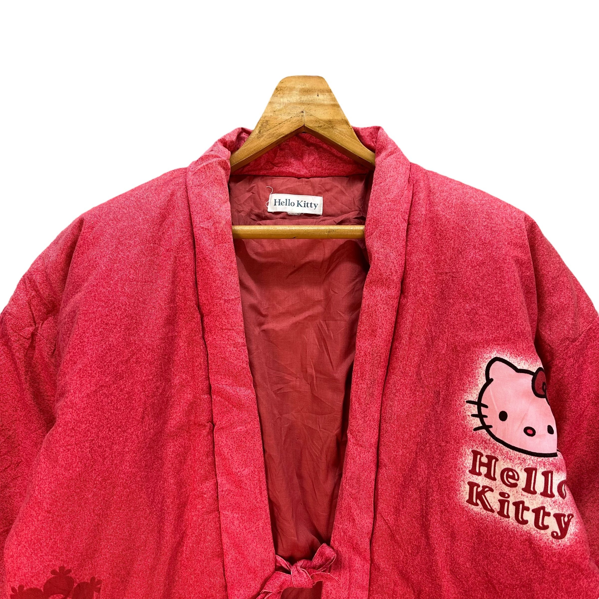 Japanese Brand HELLO KITTY Graphics All Over Print Kimono #A51-1193 Size US M / EU 48-50 / 2 - 4 Thumbnail