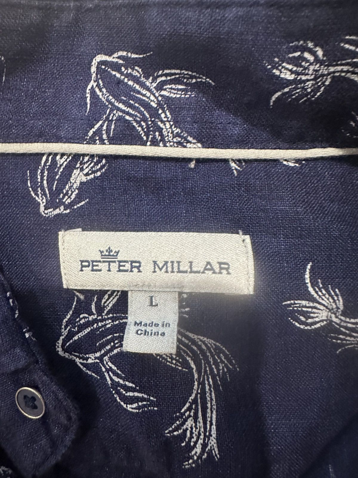 Peter Millar Peter Millar Short Sleeve Button Up Size US L / EU 52-54 / 3 - 4 Thumbnail