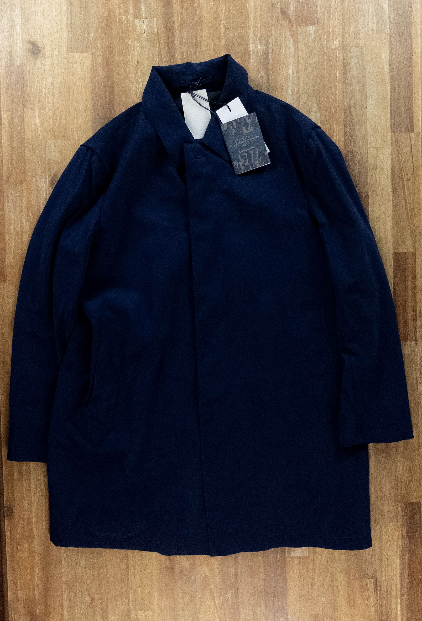 Luigi Bianchi LUIGI BIANCHI navy blue water resistant trench coat 3XL Size US XXL / EU 58 / 5 - 3 Thumbnail