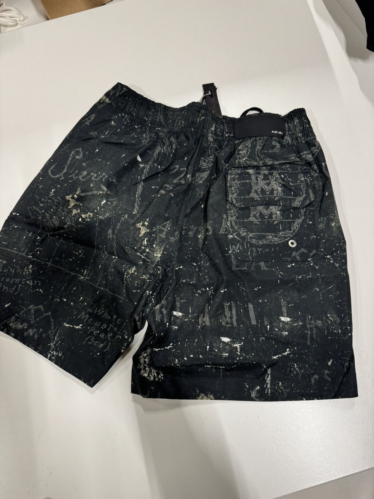 Amiri Amiri Stencil Logo Swim Shorts NEW 600$ Size US 30 / EU 46 - 6 Thumbnail