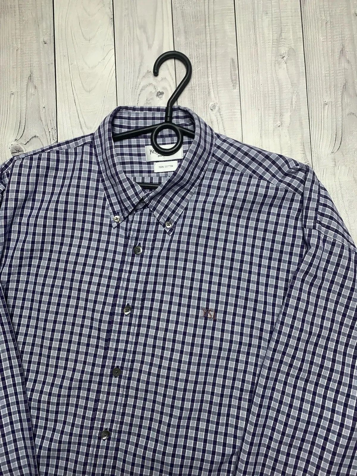 Yves Saint Laurent Vintage Yves Saint Laurent plaid shirt rare Size US XXL / EU 58 / 5 - 2 Thumbnail