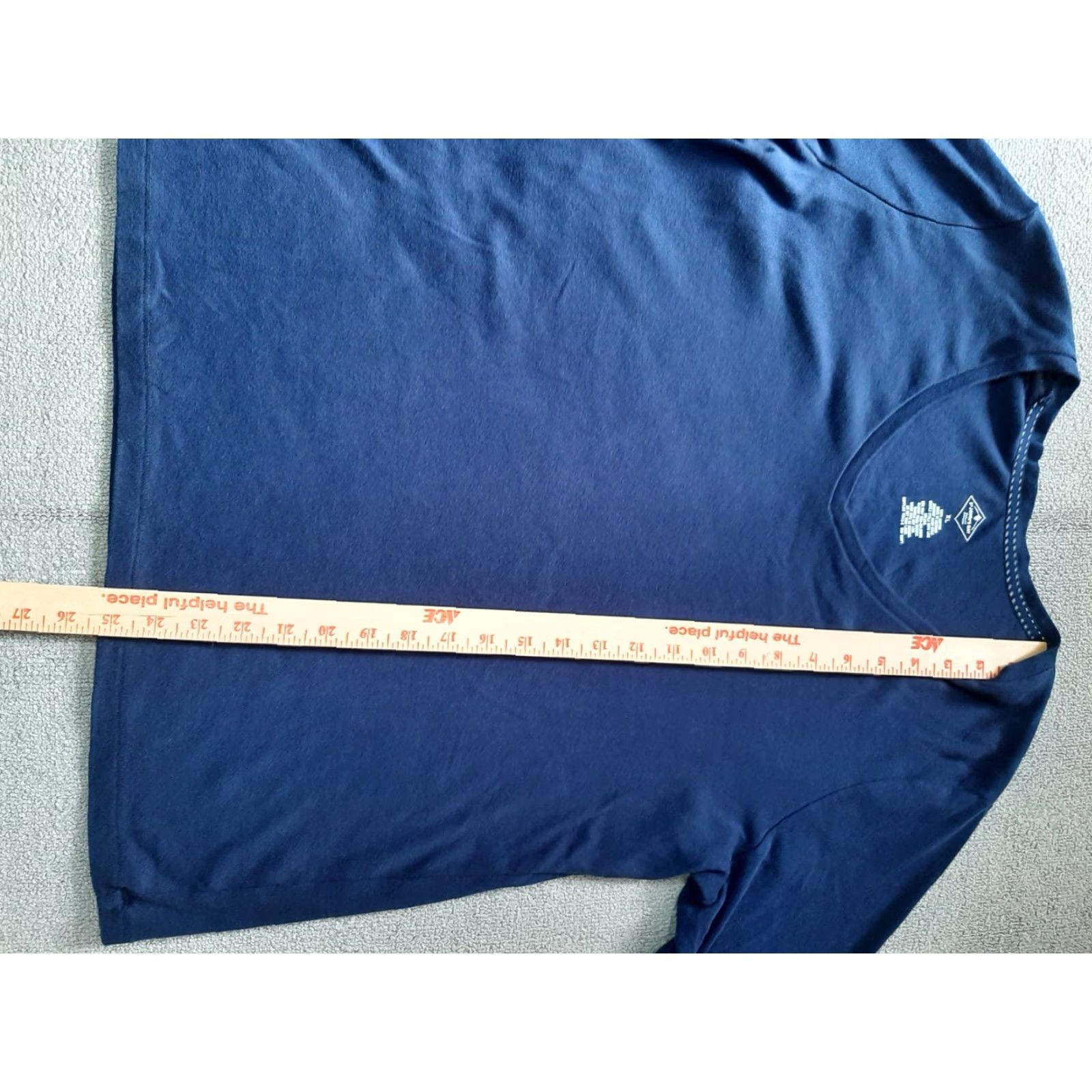Vintage St. John's Bay Womens XL Blue Long Sleeve Cotton Shirt Size XL / US 12-14 / IT 48-50 - 3 Thumbnail