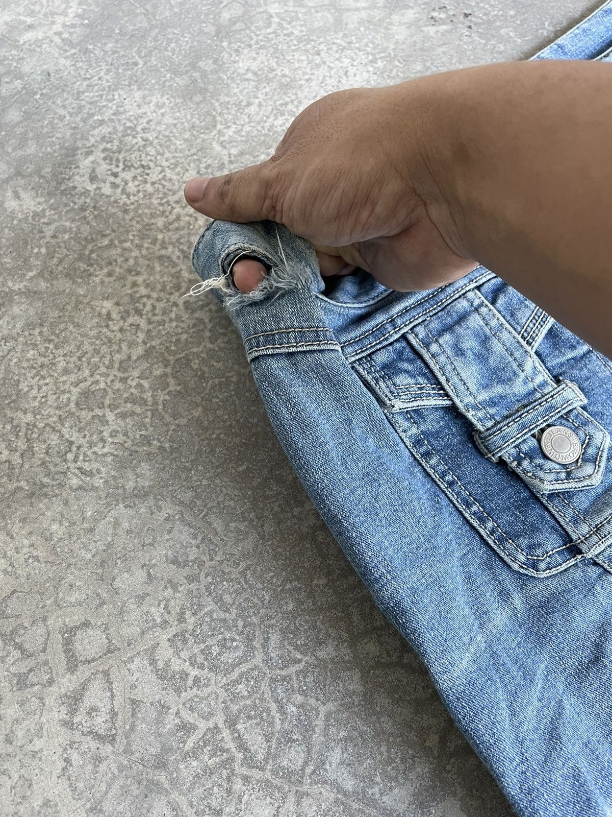 If Six Was Nine Japanese Brand Flare Jeans Size US 34 / EU 50 - 5 Thumbnail