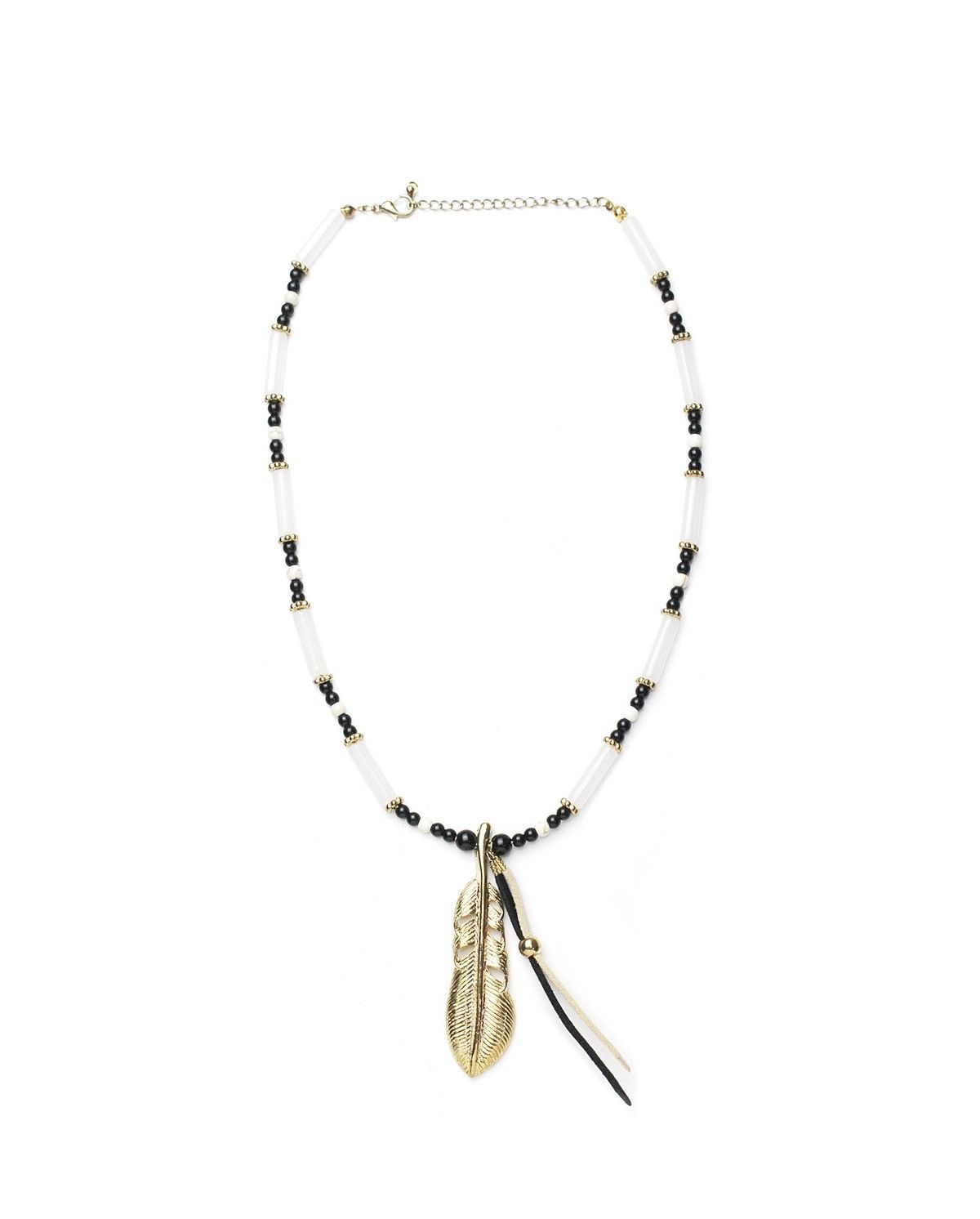 Japanese Brand FW2019 CHAIHANE ANIMA COLLECTION BOHO FEATHER NECKLACE Size ONE SIZE - 1 Thumbnail