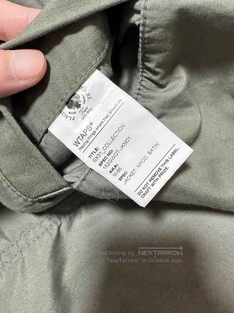 Wtaps WTAPS 15AW M65 Cargo Jacket. Size US M / EU 48-50 / 2 - 5 Thumbnail