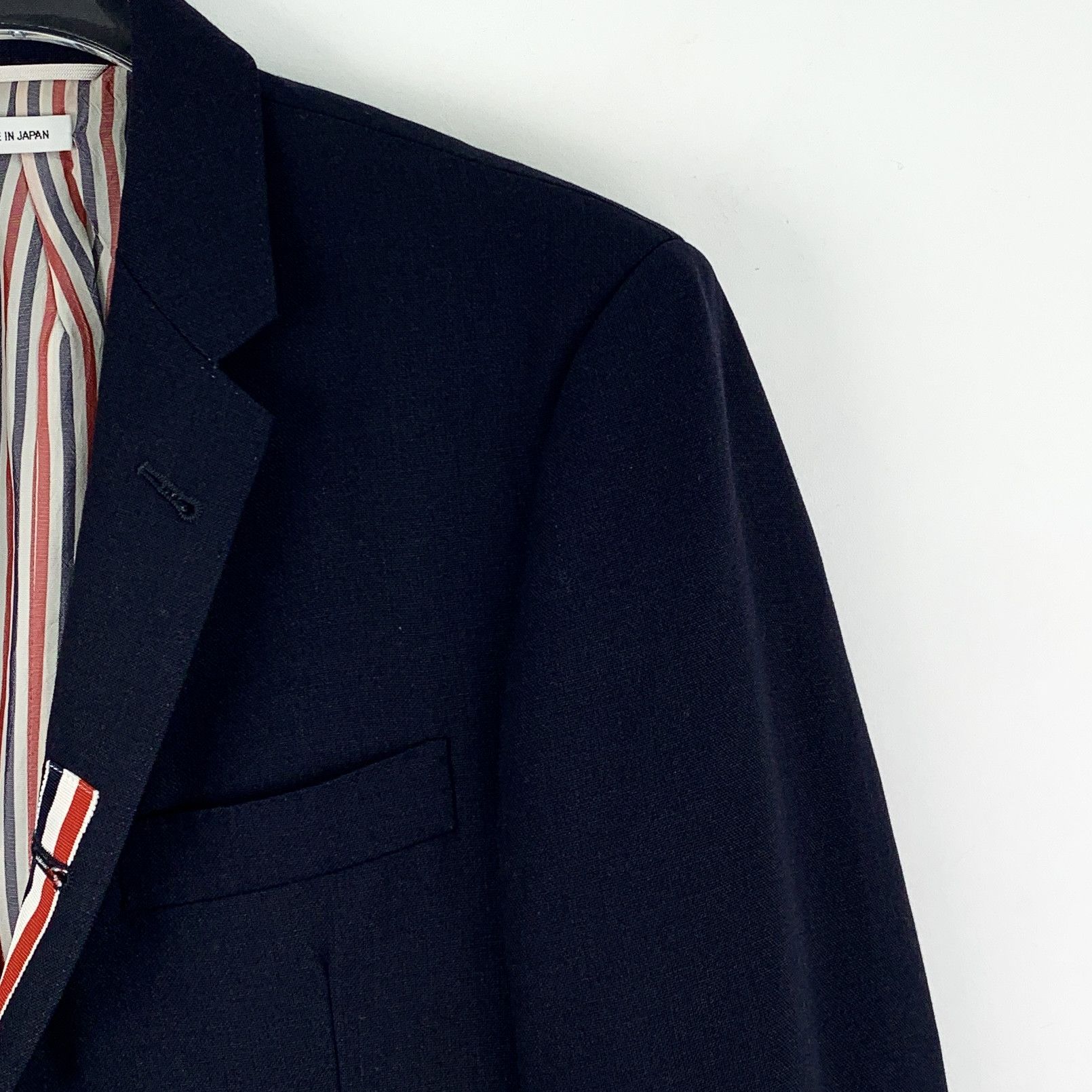 Thom Browne Thom Browne Wool Blazer Navy (0) Size 40R - 3 Thumbnail