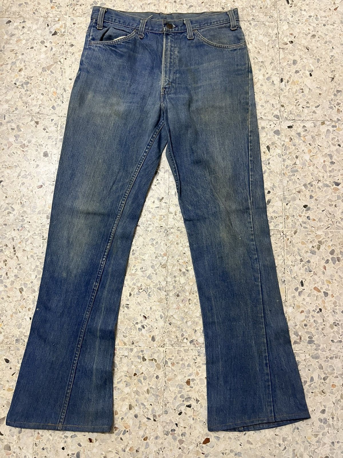 Levi's VINTAGE Levi's Jeans Men's 28x30 646 Orange Tab Bell Bottom