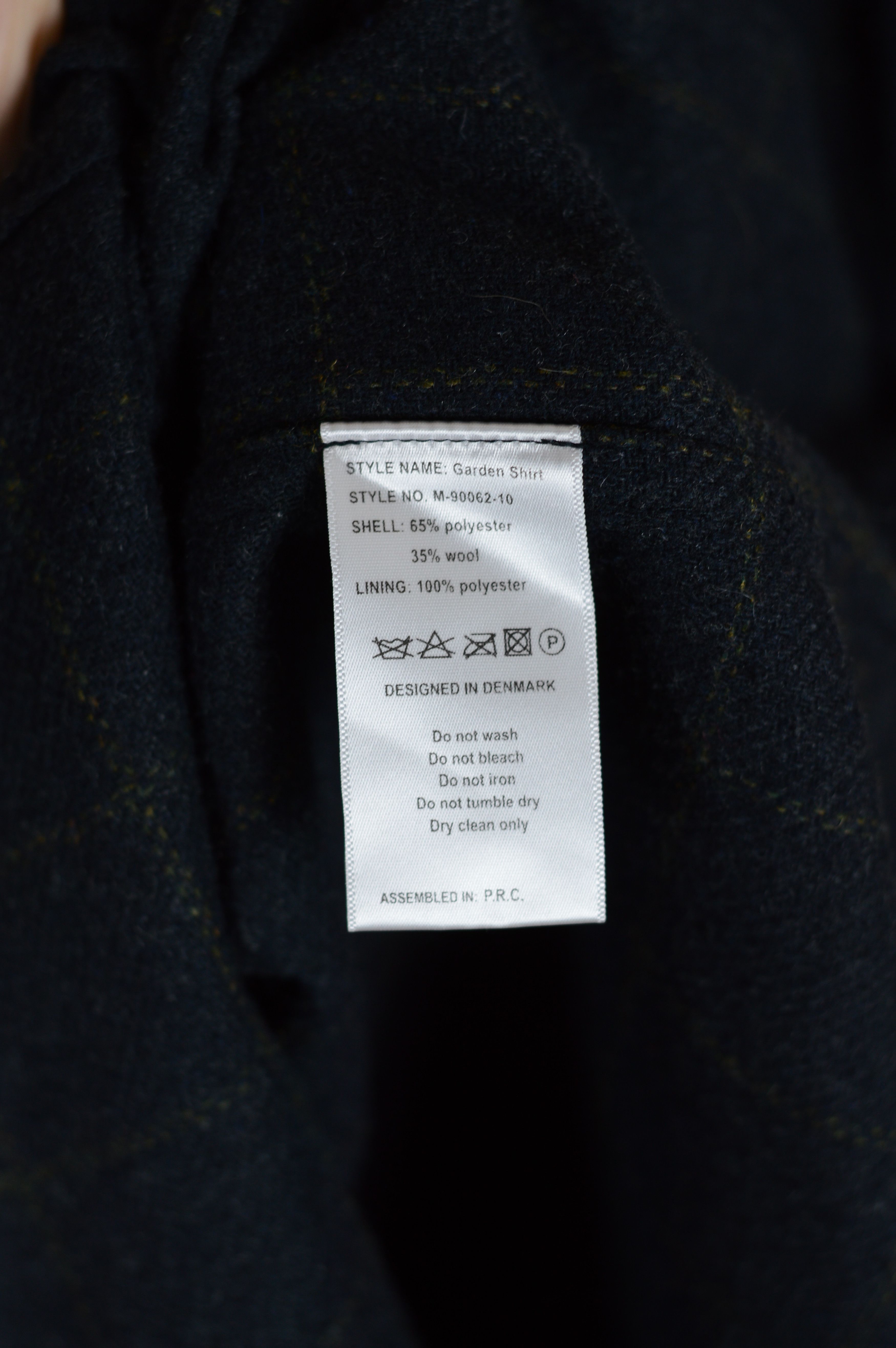 Han Kjobenhavn Han Kjobenhavn Garden Shirt Plaid Wool Size US L / EU 52-54 / 3 - 7 Thumbnail