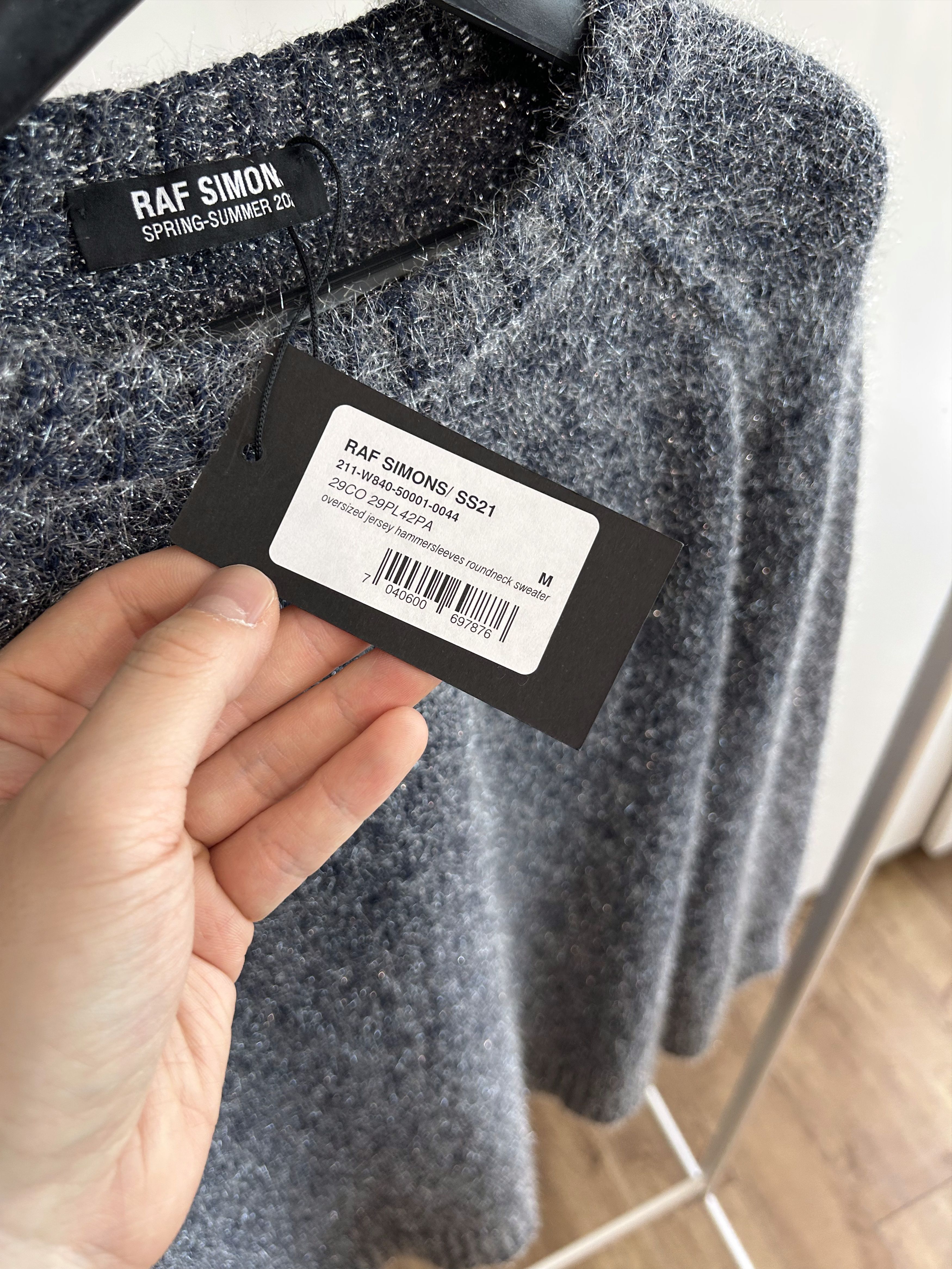 Raf Simons RAF SIMONS Teenage Dreams Metallic Knit Pullover Size US M / EU 48-50 / 2 - 8 Thumbnail