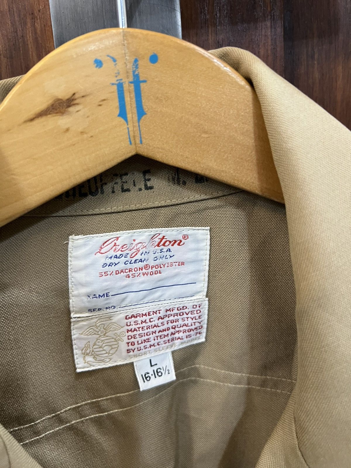 Vintage Vintage USMC Marine Corps Utility Shirt 90s Military Surplus Size US L / EU 52-54 / 3 - 5 Thumbnail