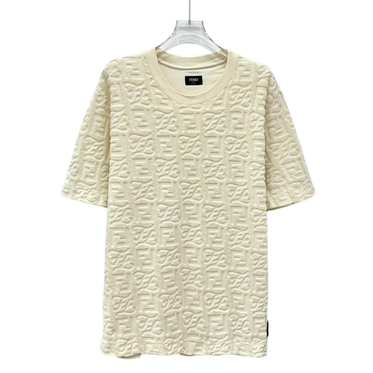Fendi Fendi Embossed All-over Print Short Sleeve T-shirt K26WX Size XS / US 0-2 / IT 36-38 - 1 Thumbnail