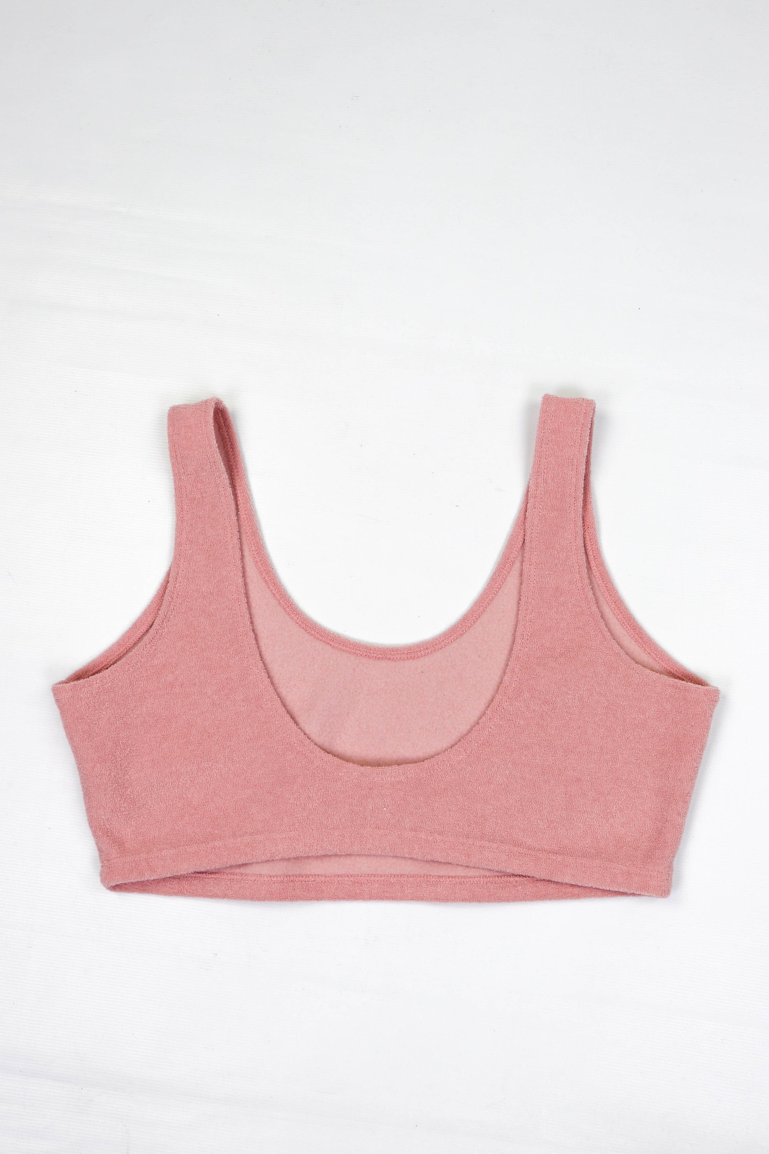 Adidas Women's Adidas '21 Peach Pink Towel Crop Top Size M / US 6-8 / IT 42-44 - 2 Thumbnail