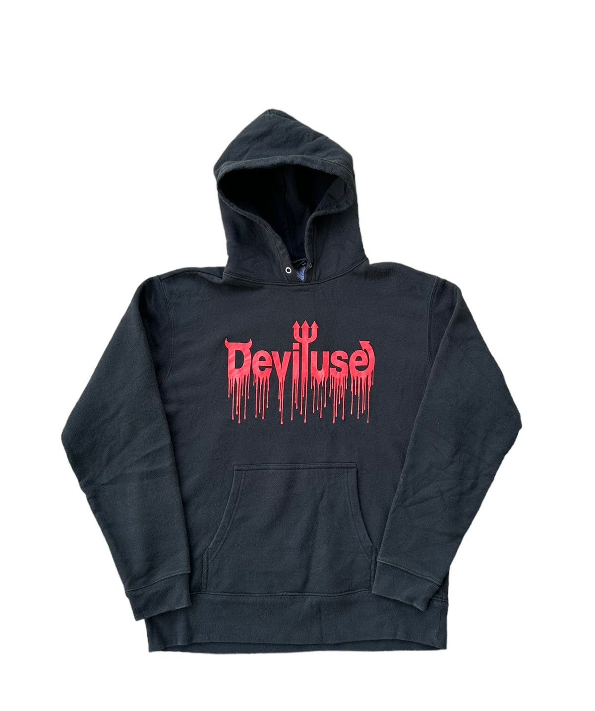 Japanese Brand Vintage Deviluse pullover hoodies Size US L / EU 52-54 / 3 - 3 Thumbnail