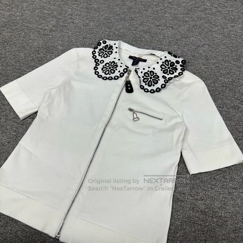 Louis Vuitton Louis Vuitton 25 Show Doll Collar Double Collar Knit Short Size M / US 6-8 / IT 42-44 - 3 Thumbnail