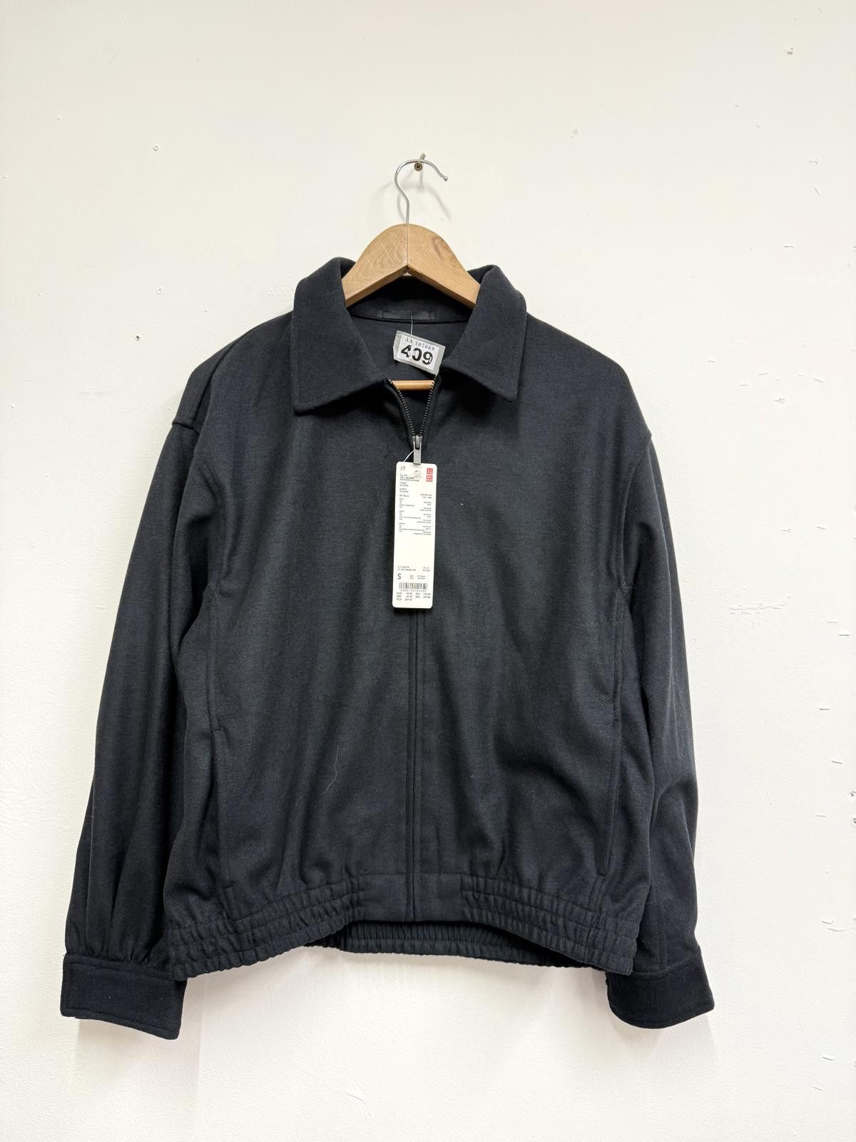 Uniqlo UNIQLO Men's Navy Wool Blend Jacket Size Small Size ONE SIZE - 1 Thumbnail