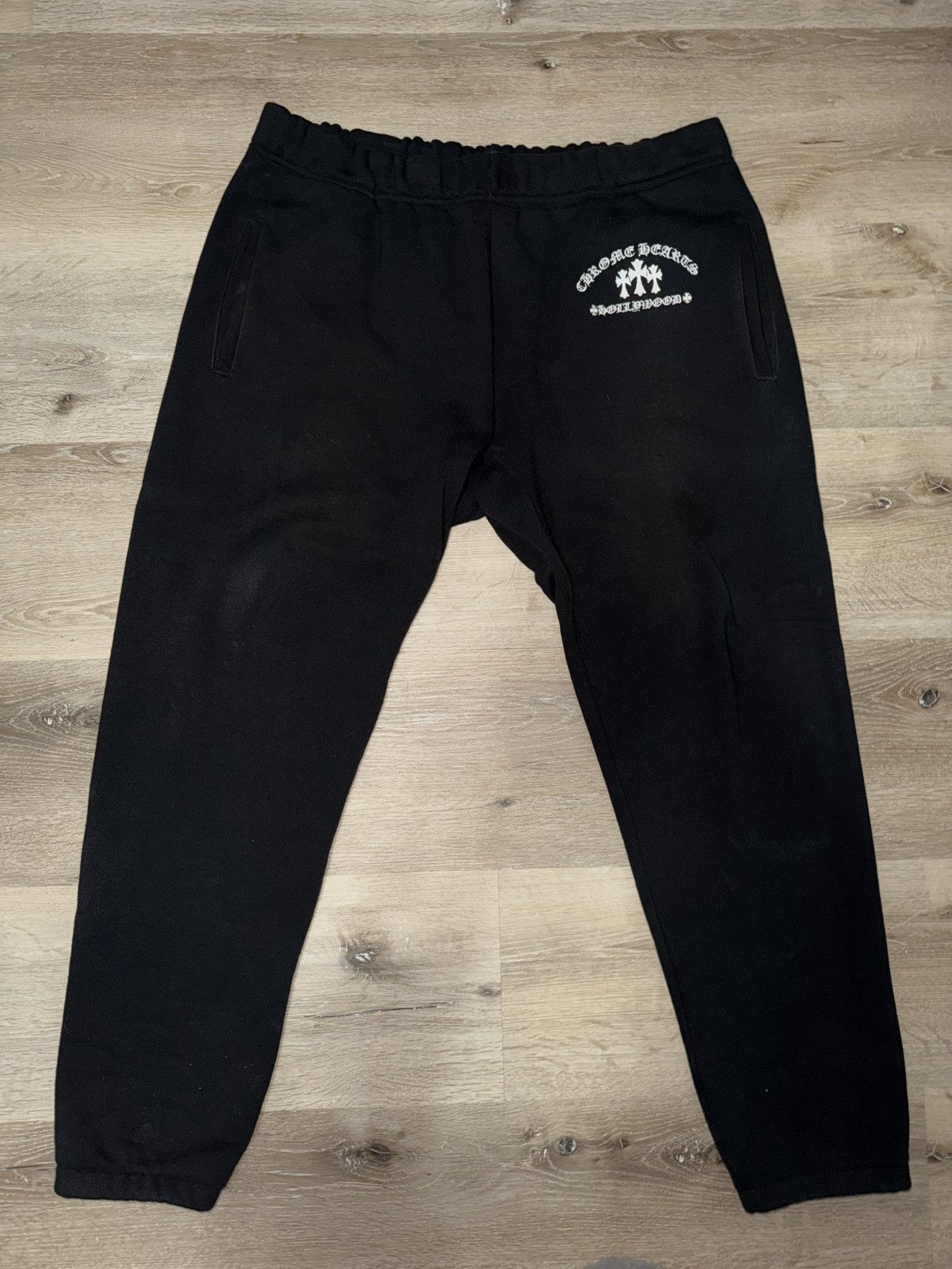 Chrome Hearts Chrome Hearts Triple Cross Embroidered Sweat Pants Size US 44 / EU 60 - 1 Thumbnail