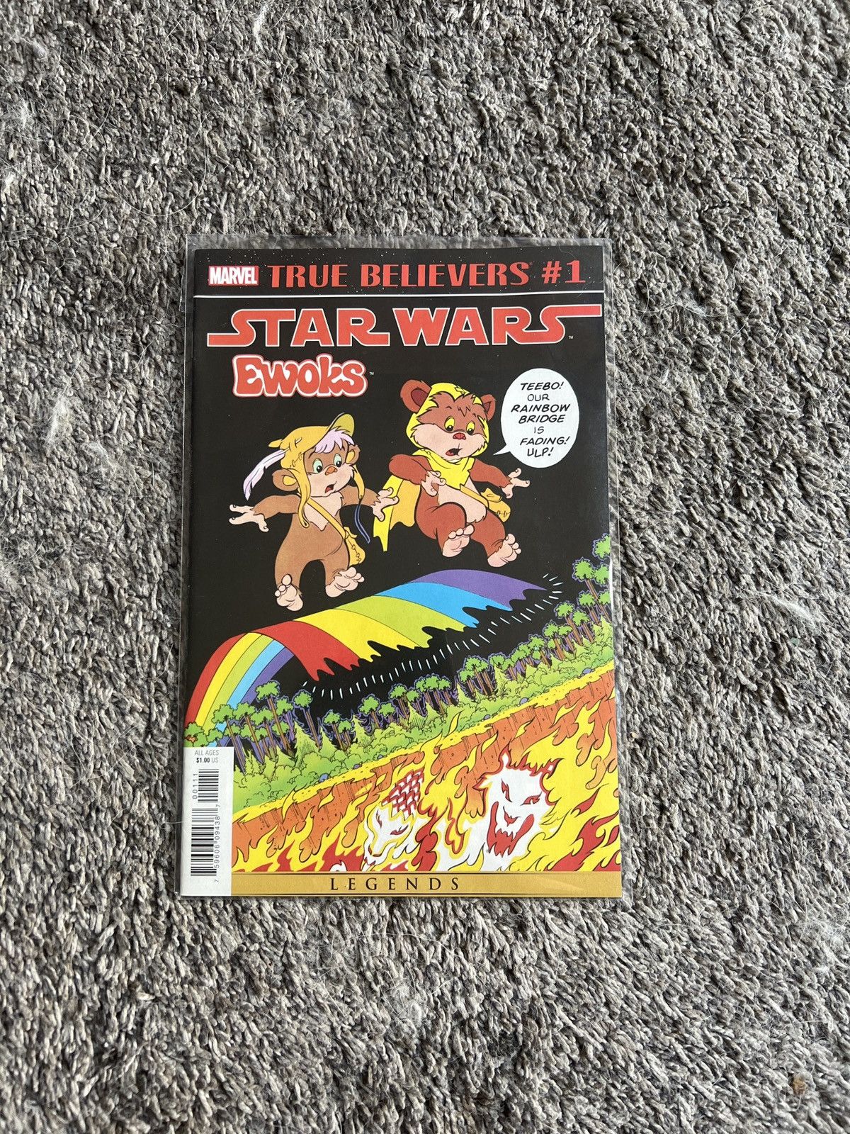 Marvel True Believers #1 Star Wars Ewoks Legends