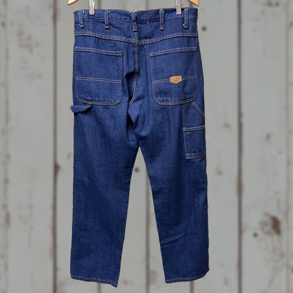 Red Kap Red Kap Jeans PD80PW4 Regular 33x32 Denim Blue Men Jeans Straight Zip 33 Inseam 32 Dark Wash NWOT Vintage No? Size US 33 - 1 Thumbnail