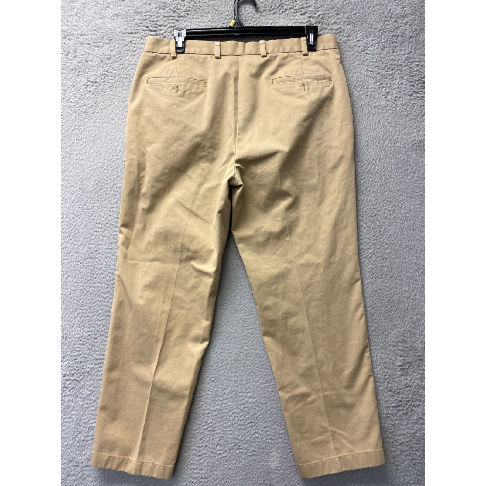 Brooks Brothers Brooks Brothers Mens Chino Pants 38x30 Tan Cotton Wool Regular Flat Front Medium Rise Casual Mens Size US 38 / EU 54 - 6 Thumbnail