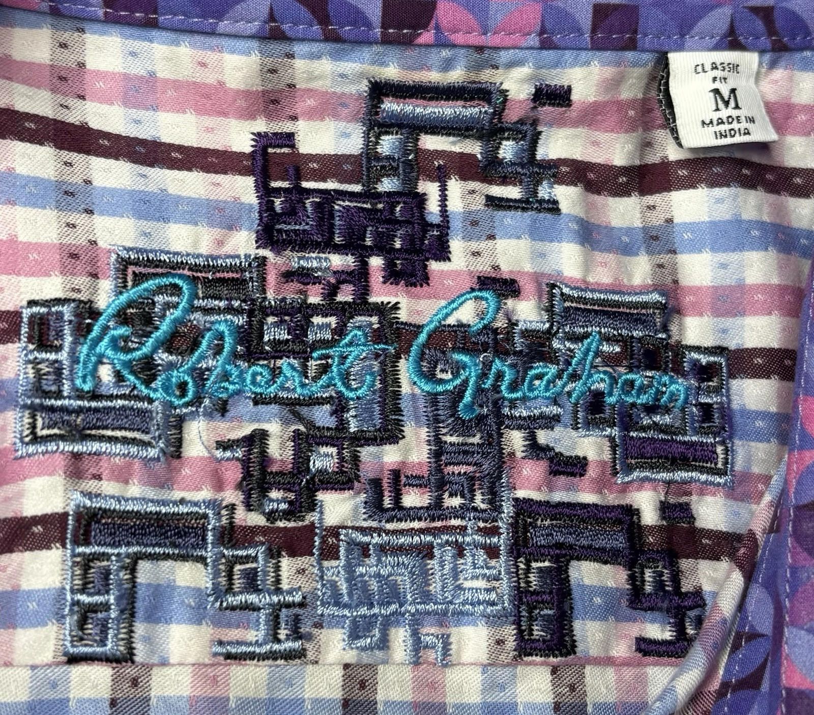 Robert Graham Robert Graham Shirt Men's Medium Classic Fit Flip Cuff Size US M / EU 48-50 / 2 - 3 Thumbnail
