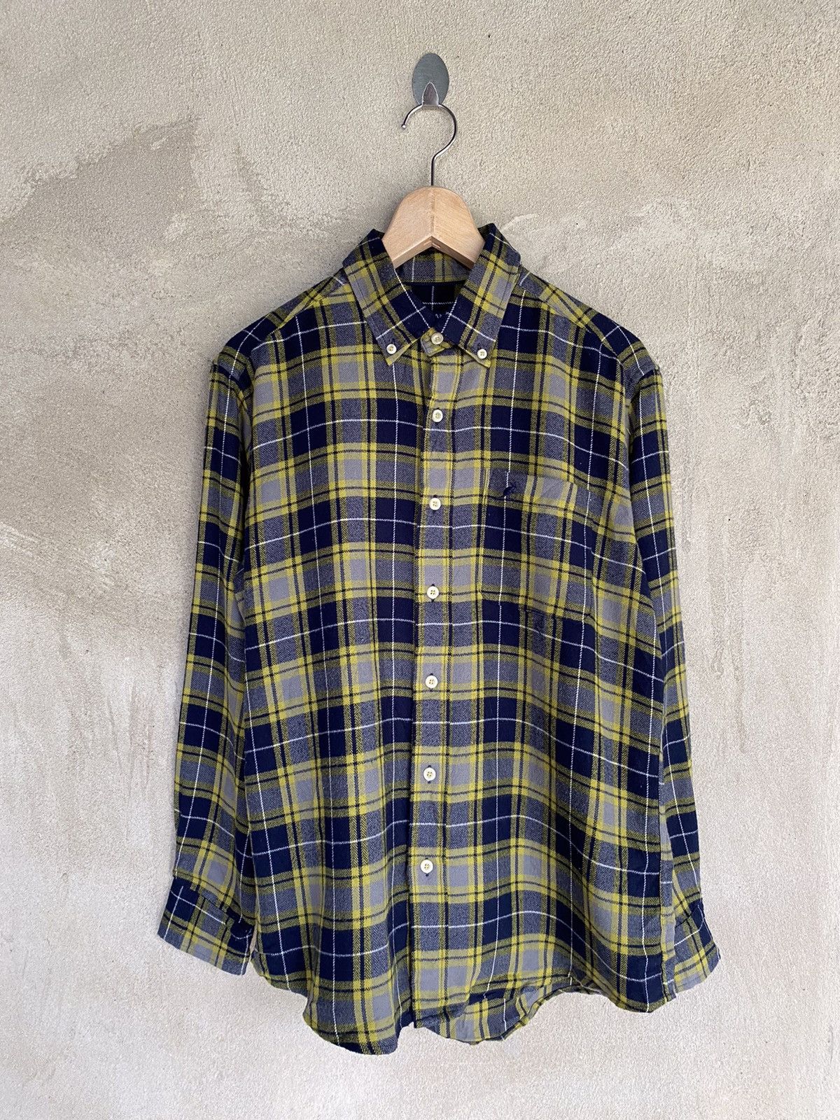 Kangol Vintage Kangol Plaid Tartan Flannel Shirt Size US M / EU 48-50 / 2 - 2 Thumbnail