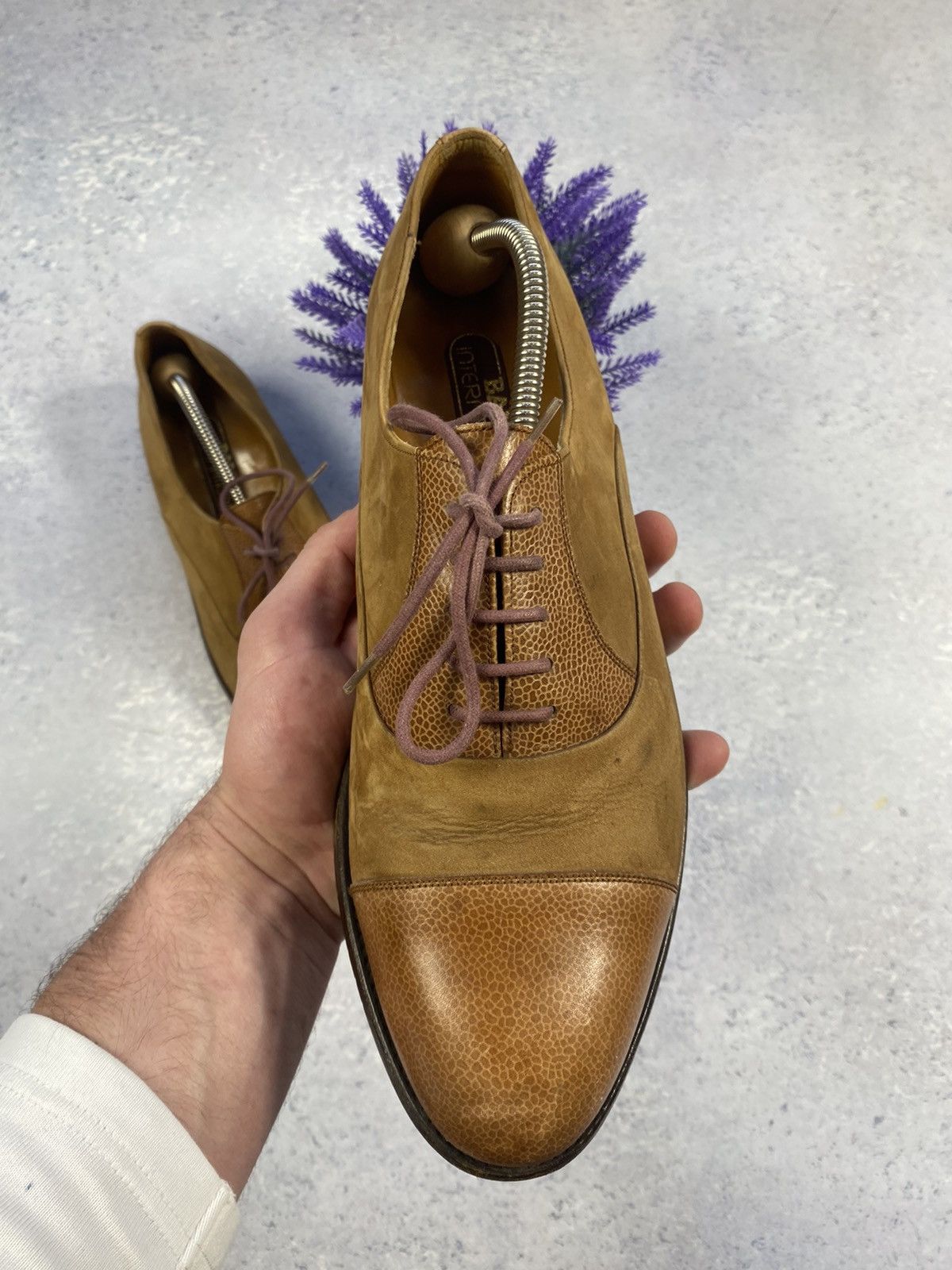 Bally Bally Suede/Leather Men’s Shoes Size US 9 1/2 Hand Made Size US 9.5 / EU 42-43 - 15 Thumbnail
