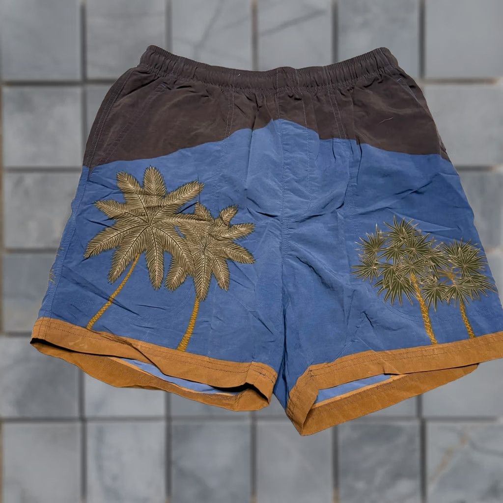 Tommy Bahama Tommy Bahama Swim Shorts Trunks Mens Small Nylon Tropical Hawaiian Lined Blue S Bottom Mens Size US 29 - 1 Thumbnail