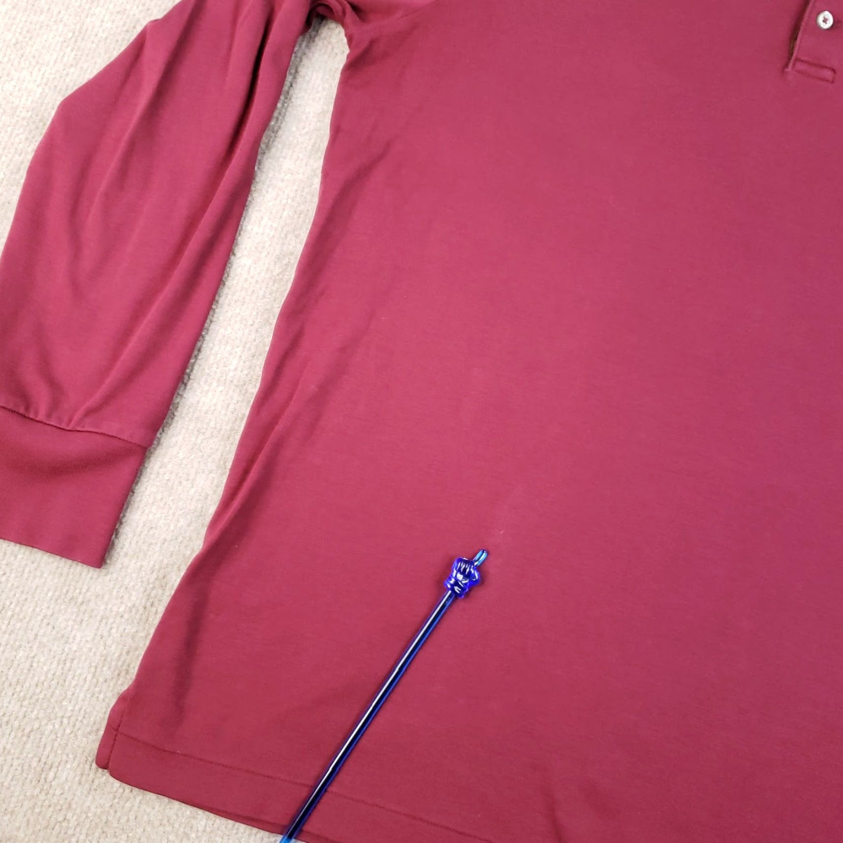 Polo Ralph Lauren VINTAGE Polo Ralph Lauren Shirt Mens L Red Long Sleeve Polo Shirt Mens Red Long Sleeve Casual Vintage Womens? Size US L / EU 52-54 / 3 - 7 Thumbnail