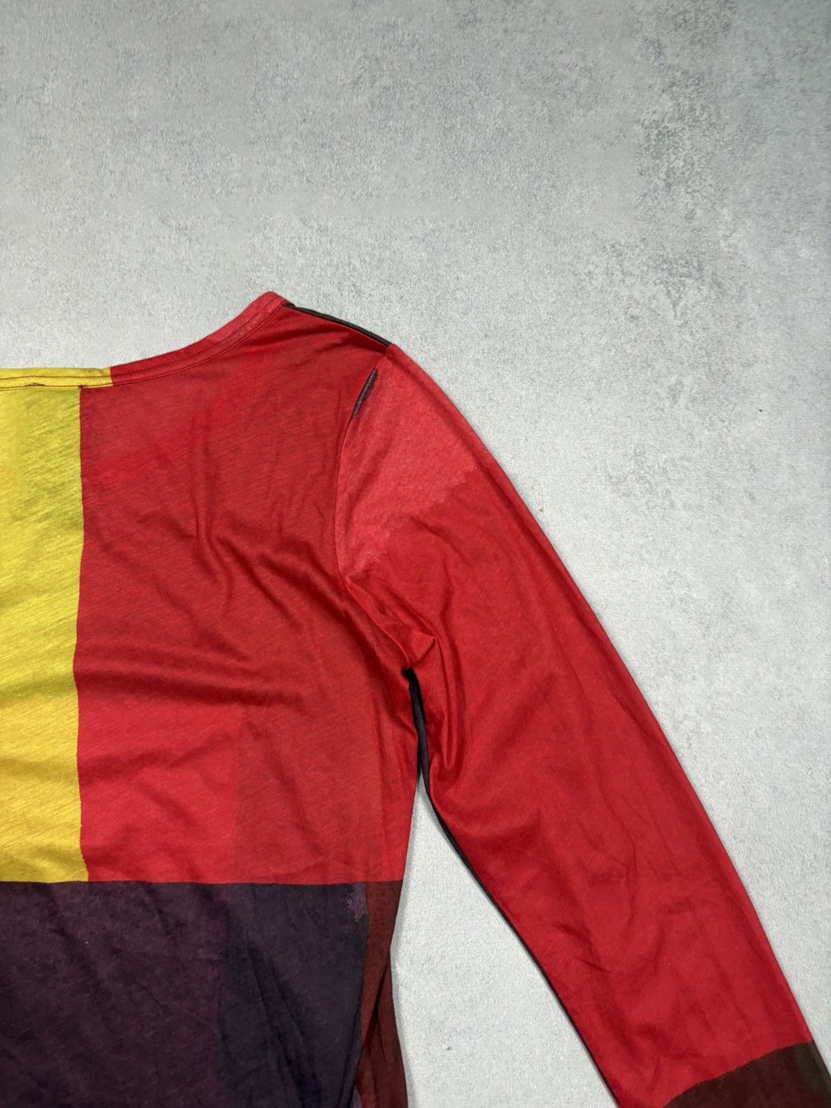 Rundholz Rundholz Abstract Color Block Mesh Long Sleeve Top Size M Size M / US 6-8 / IT 42-44 - 16 Thumbnail