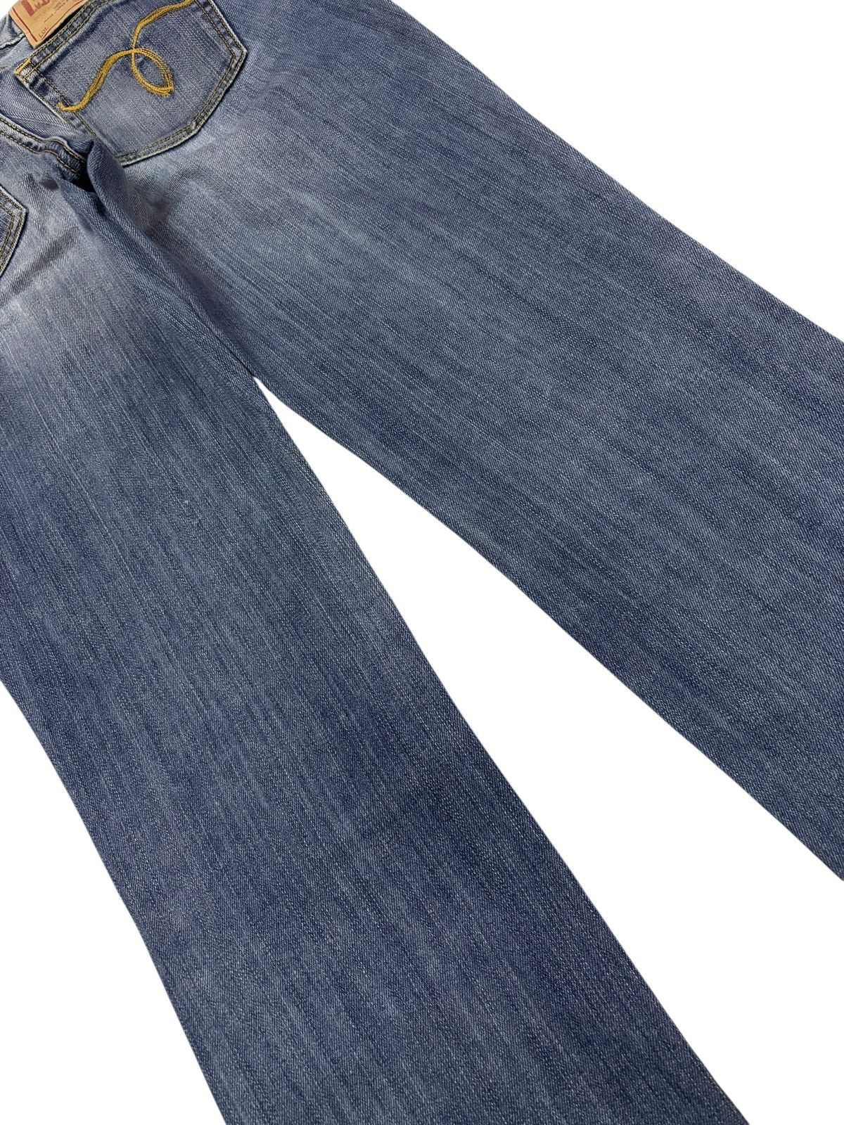 MOUSSY Vtg Moussy Japan Flared Distressed Jeans Size 28" / US 6 / IT 42 - 8 Thumbnail
