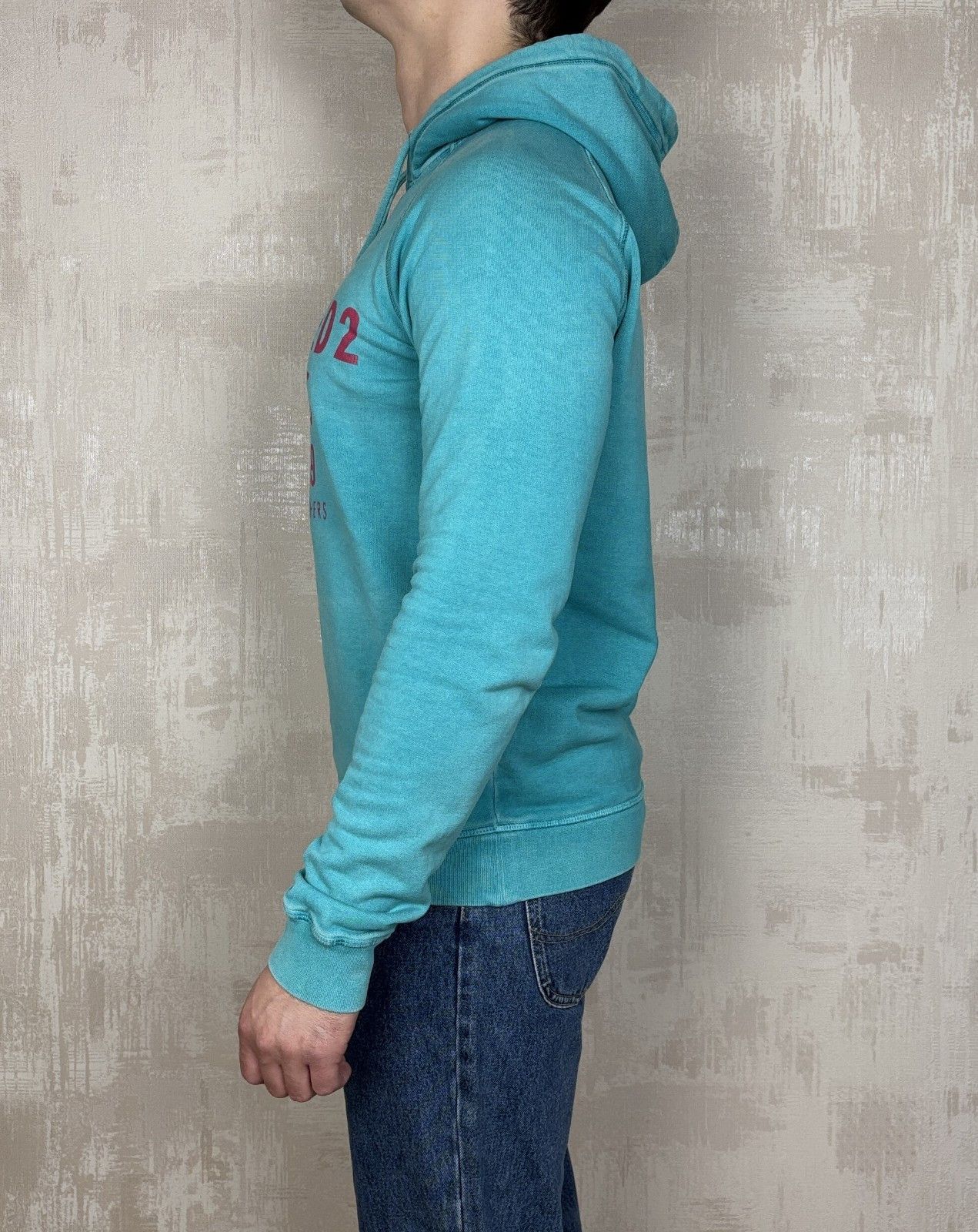 Dsquared2 Dsquared2 Boy Scout Printed Hoodie Washed Turquoise Size US L / EU 52-54 / 3 - 11 Thumbnail