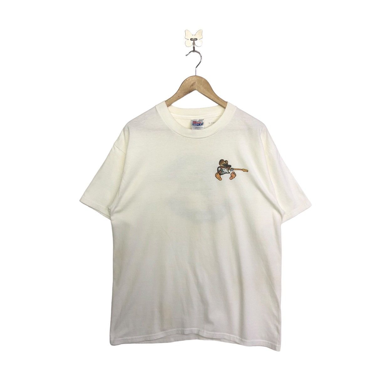 Band Tees × Vintage Vintage Toe. Jams Records Music record Backhiitt Tshirt Size US L / EU 52-54 / 3 - 2 Thumbnail