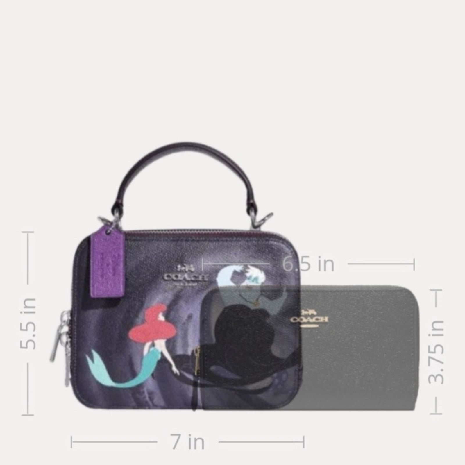 Coach Coach Disney Box Crossbody With Ursula Motif Size ONE SIZE - 14 Thumbnail