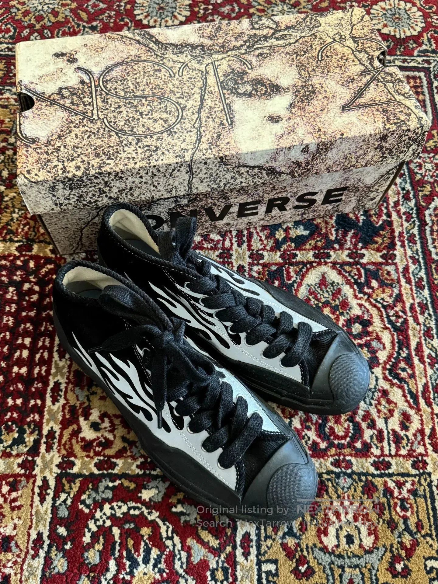 A$AP Nast A$AP Nast x Converse Jack Purcell Chukka Mid. Size US 10 / EU 43 - 3 Thumbnail