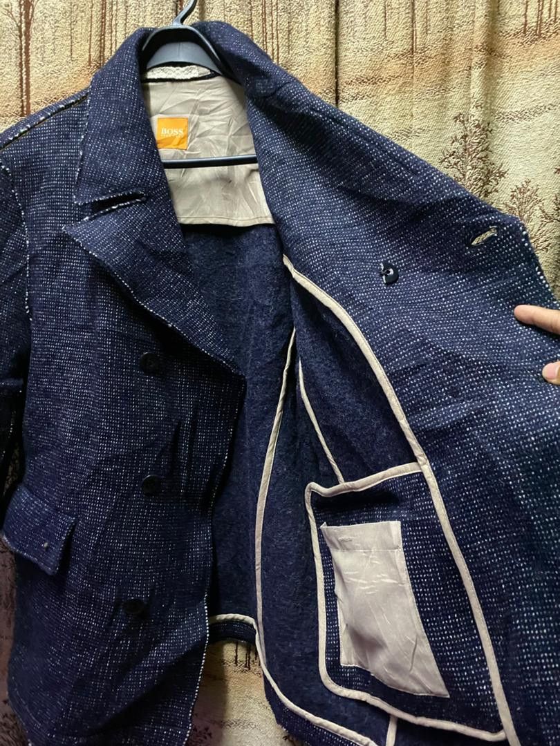 Hugo Boss Boss Hugo Boss Doublebreasted coat in a wool blend Rare Coat Size US L / EU 52-54 / 3 - 9 Thumbnail