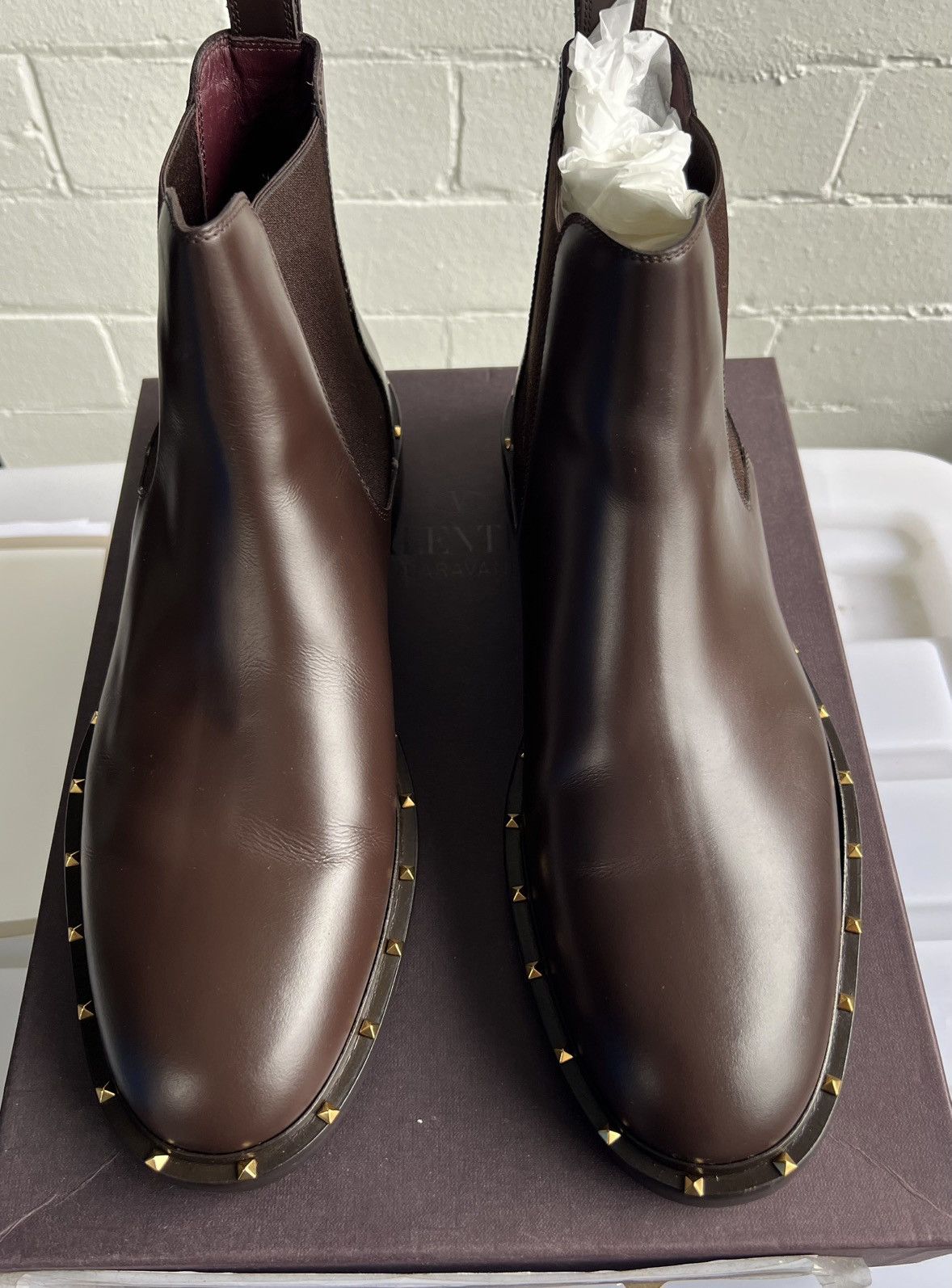 Valentino Valentino studded boot Size US 12 / EU 45 - 1 Thumbnail