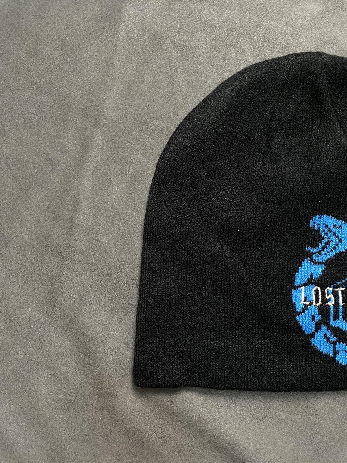 Japanese Brand Lost Intricacy Full Circle Snake No Cuff Knit Black Beanie Size ONE SIZE - 3 Thumbnail