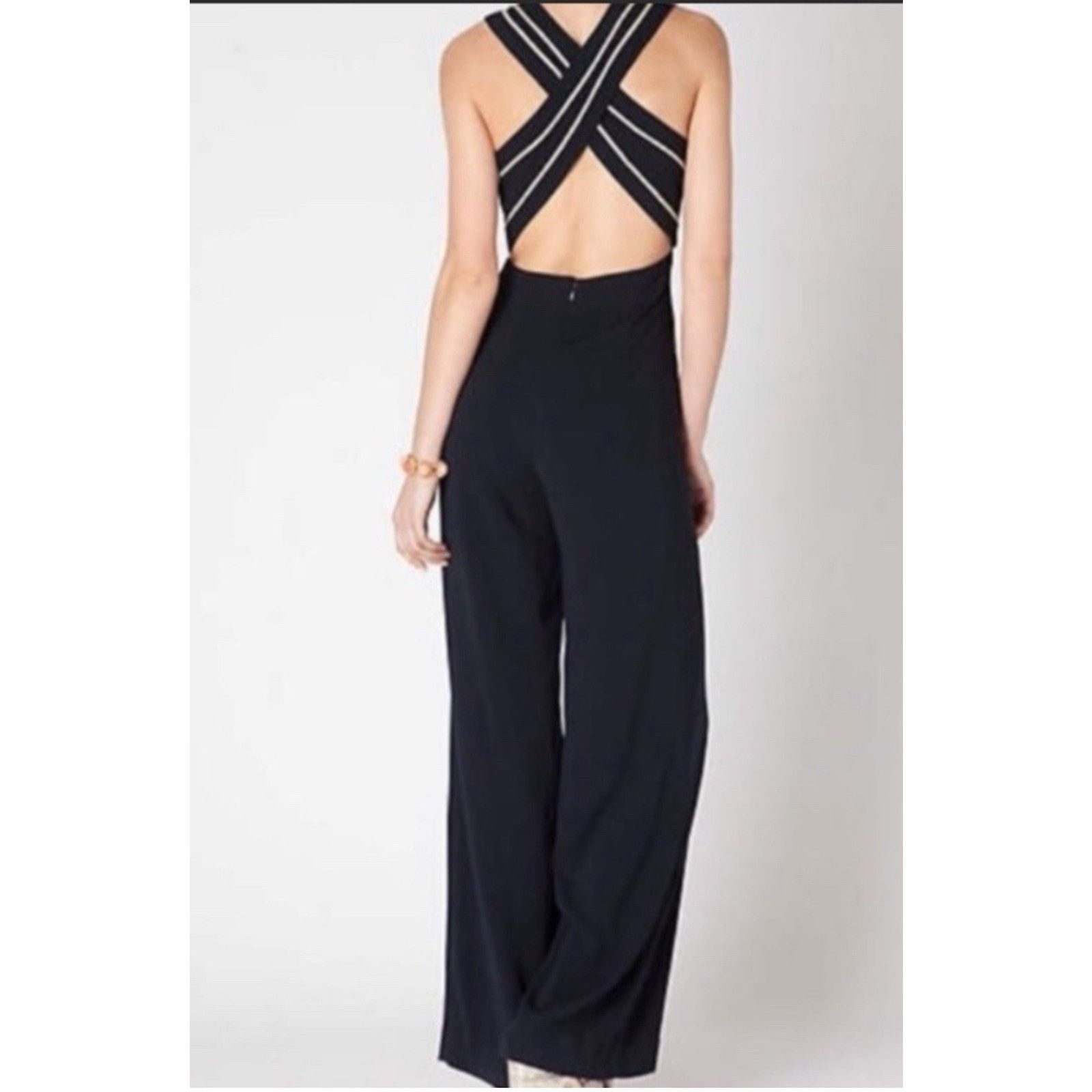 Anthropologie Cartonnier Whitney Jumpsuit Wide Legs 6