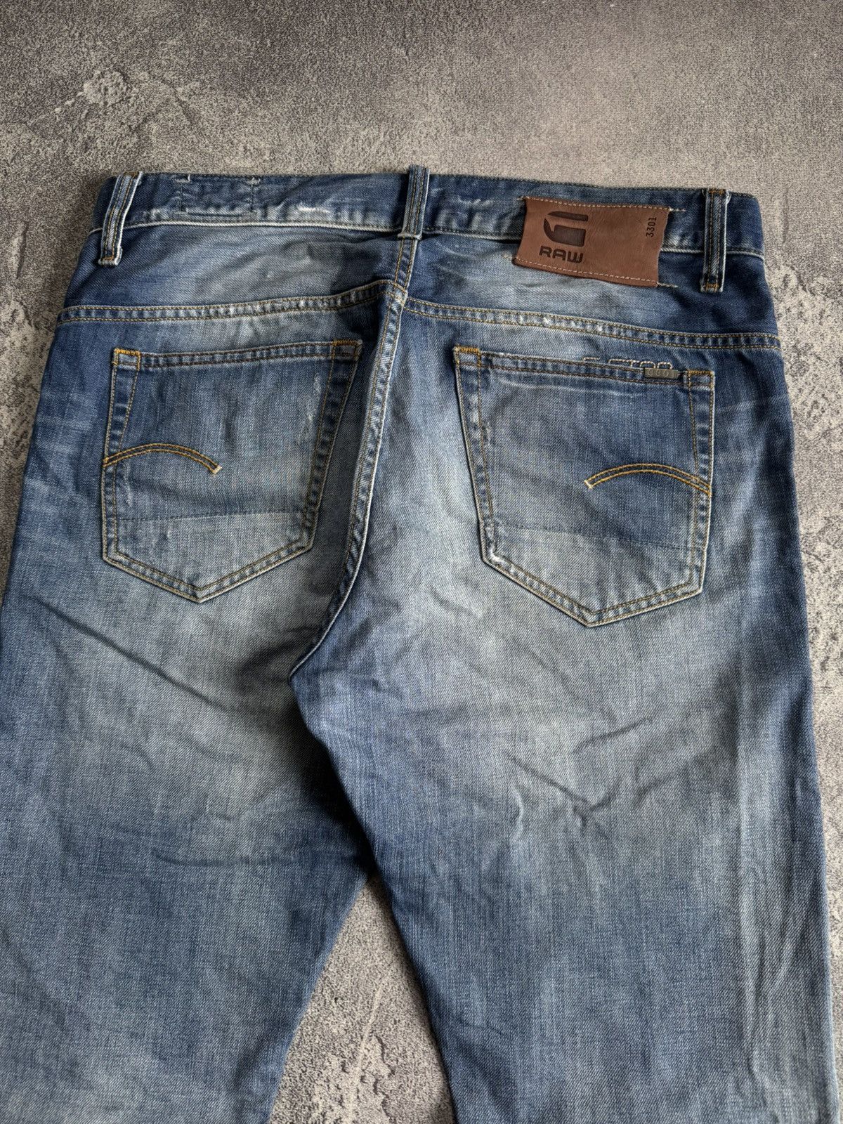 G-Star G star raw 33/32 3301 slim denim pants jeans trousers 👖 Y2K Size US 33 - 3 Thumbnail