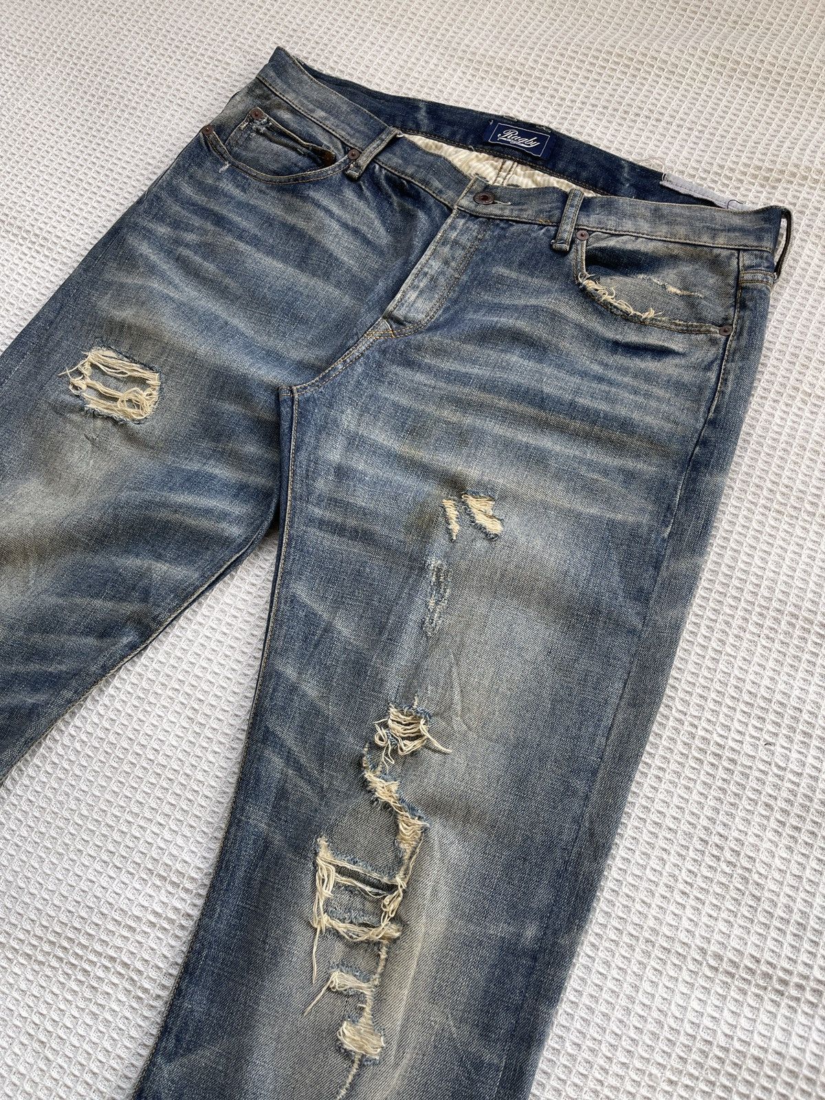 Denim & Supply Ralph Lauren Last Drop🔥Rare🔥POLO RALPH LAUREN RUGBY Distressed Denim Size US 36 / EU 52 - 4 Thumbnail