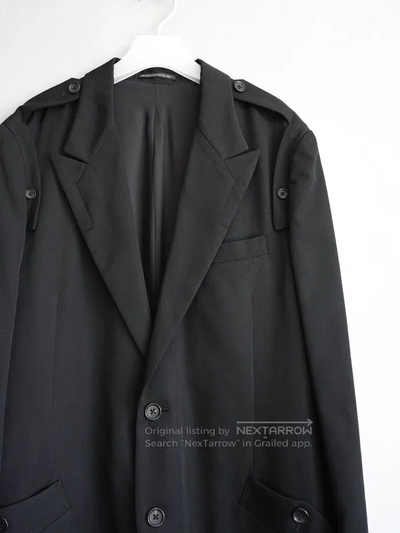 Yohji Yamamoto Yohji Yamamoto Shoulder Badge Tuxedo Coat Size US M / EU 48-50 / 2 - 3 Thumbnail
