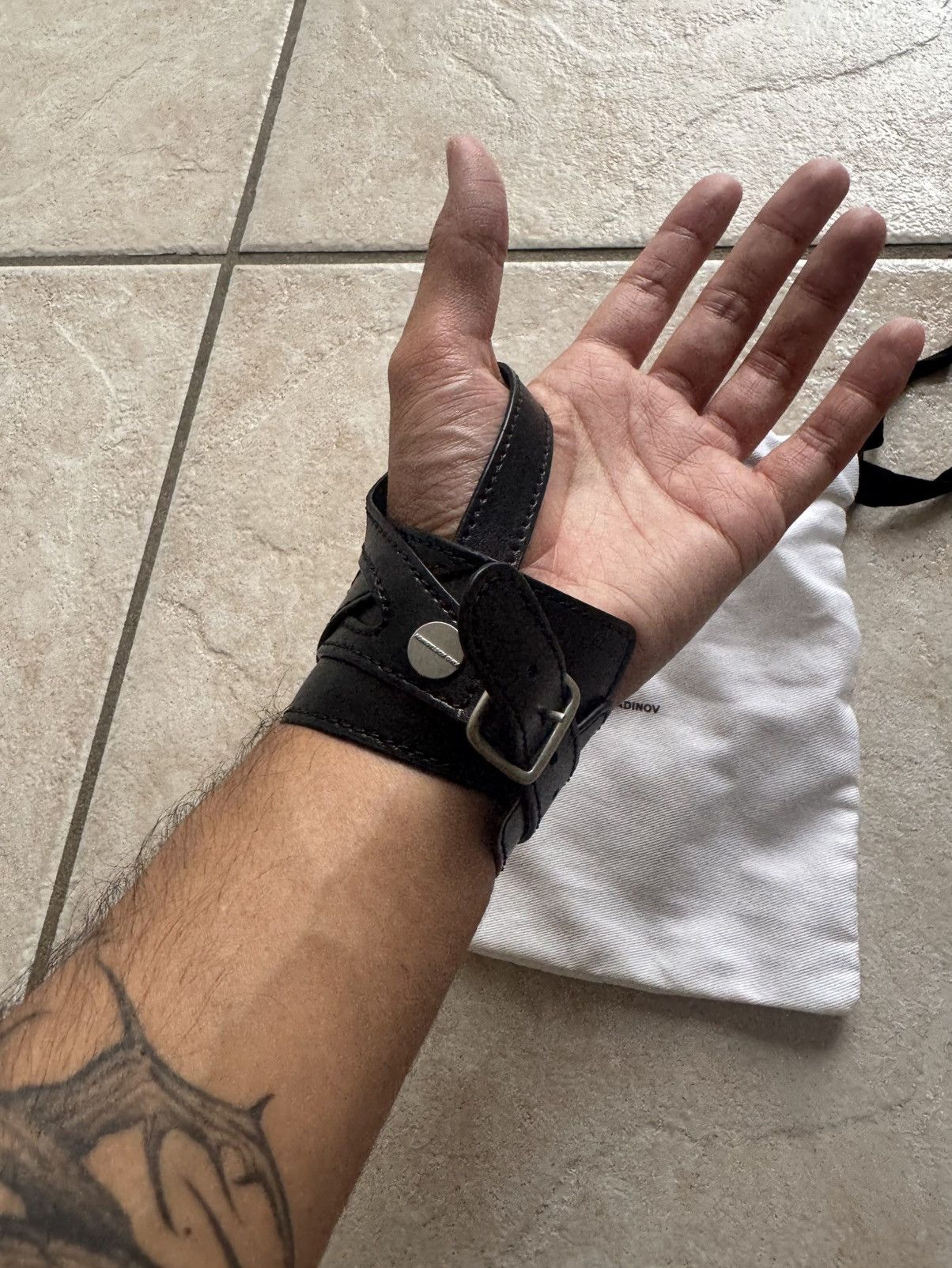 NWOT - Kiko Kostadinov Margutta Leather Bracelet