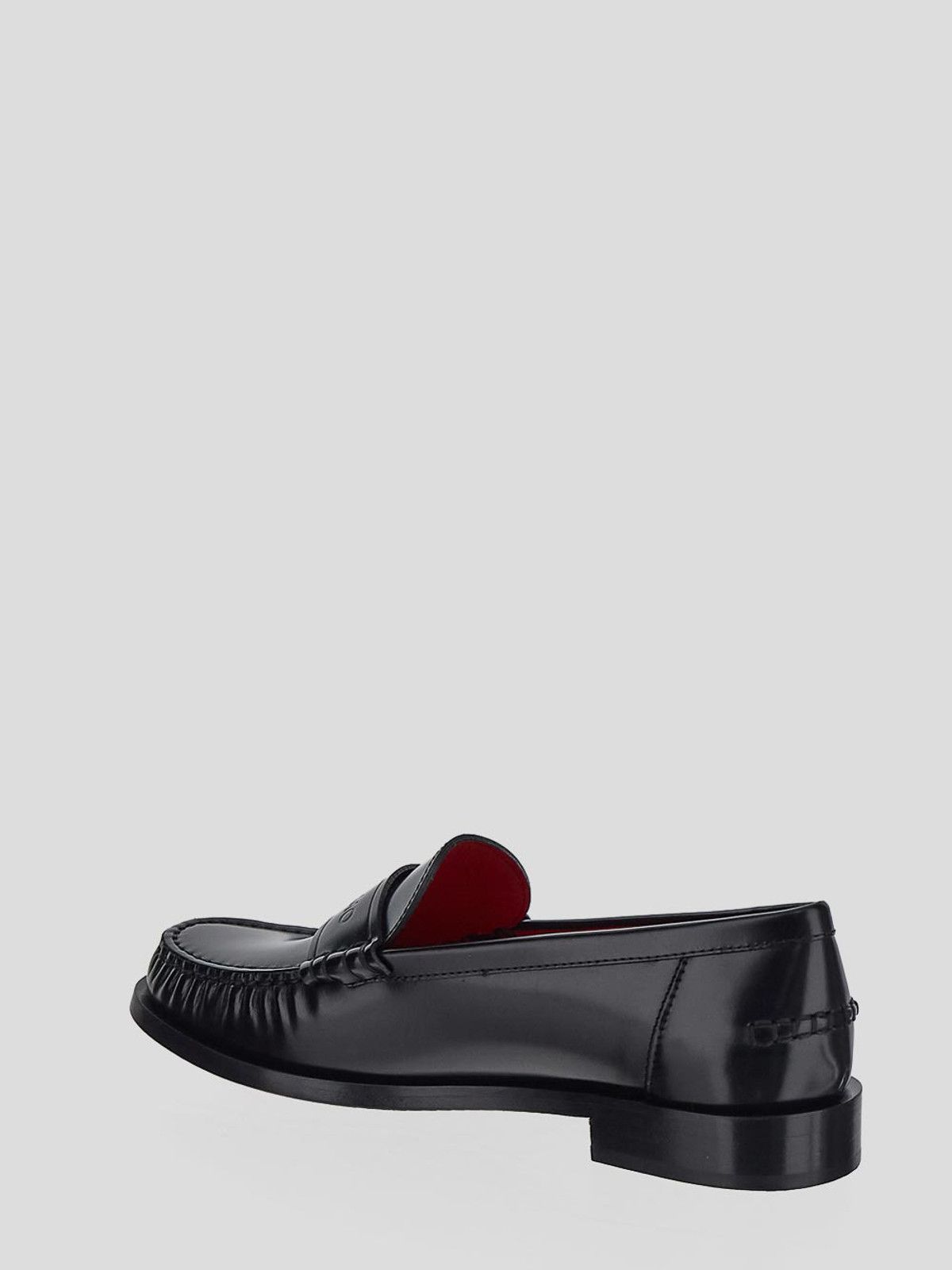 Salvatore Ferragamo o1s1rm0824 Irina Leather Loafers in Black Size US 5.5 / IT 35.5 - 3 Thumbnail